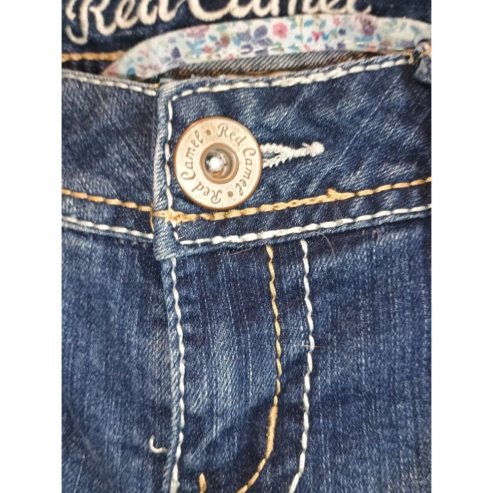 Red Camel Premium Denim Jeans Womens Size 5 Distressed Blue‎ Jeans - Picture 11 of 13